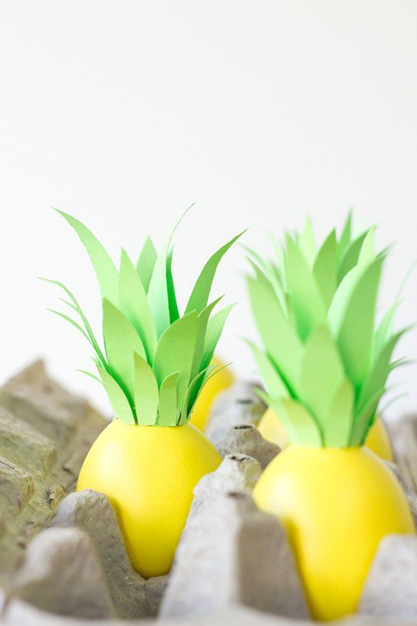 DIY菠萝复活节彩蛋