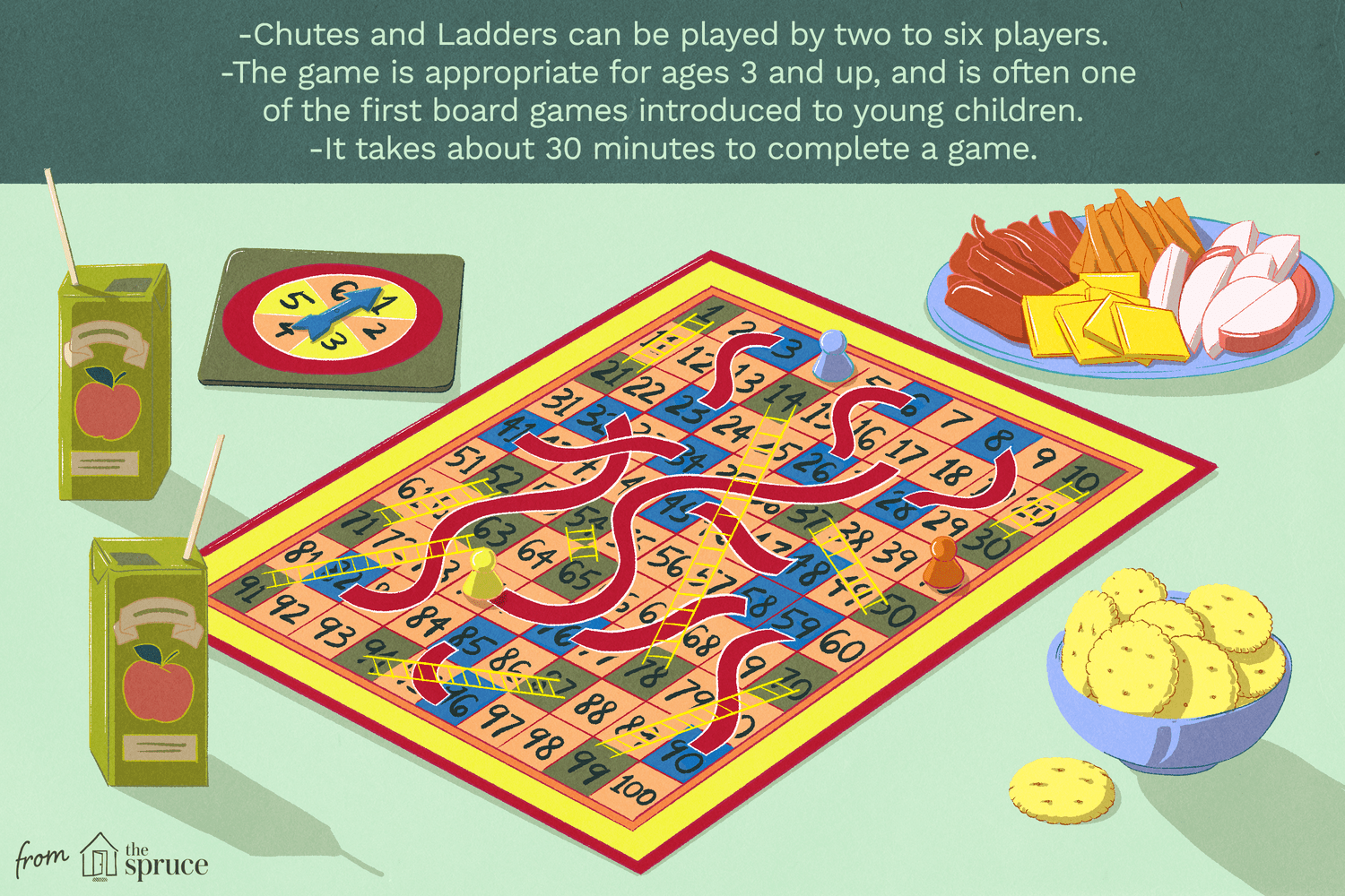 chutes and ladders illustration