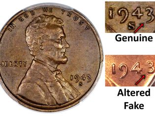 诊断为一个真正的1943铜币