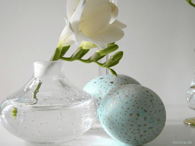 DIY斑点复活节彩蛋