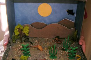 沙漠立体模型工艺
