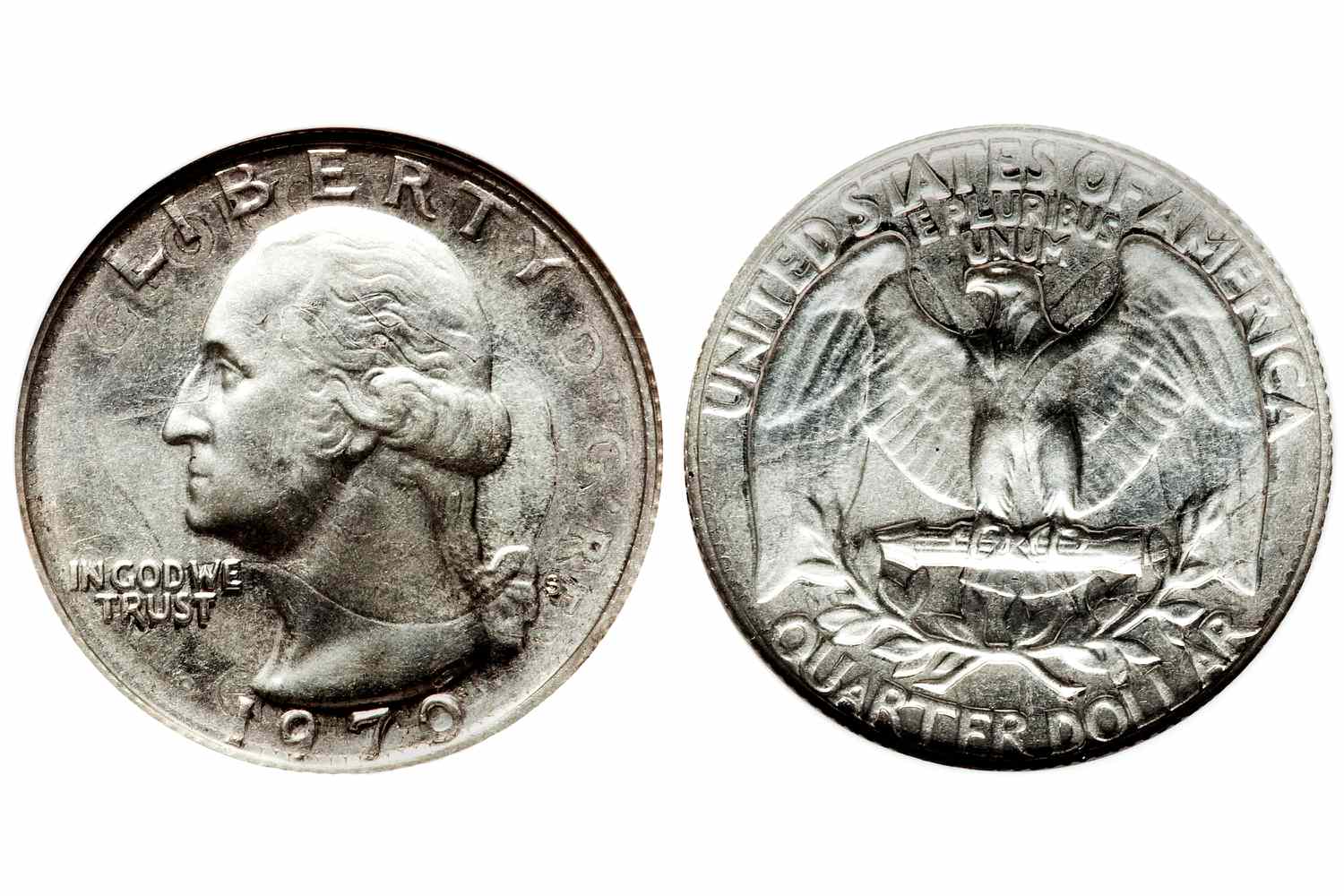 1970年，美国华盛顿硬币与1941年加拿大硬币相撞
