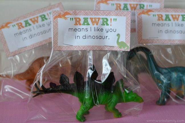 DIY Dinosaur Valentines
