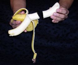 peel banana trick