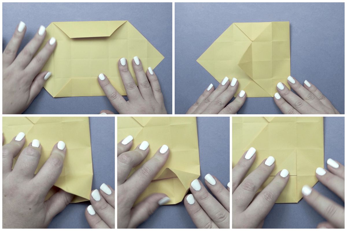 折纸信封盒教程
