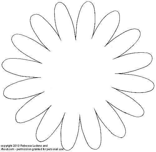 复杂的花瓣花素描