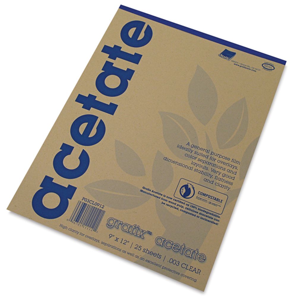 package of acetate sheets