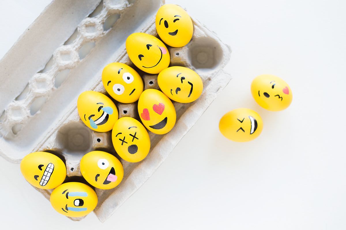 emoji复活节彩蛋装饰