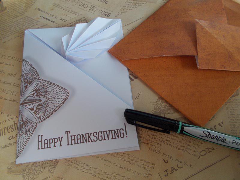 感恩节可打印卡片