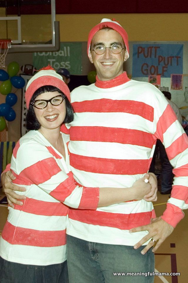 DIY的Waldo和威尔玛的服装