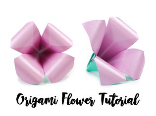 Origami Flower Tutorial 01