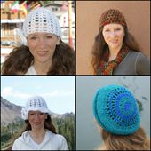 Crocheted Hats Designed by Amy Solovay.
