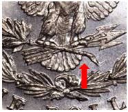 美元1878年摩根与鹰8尾羽相反