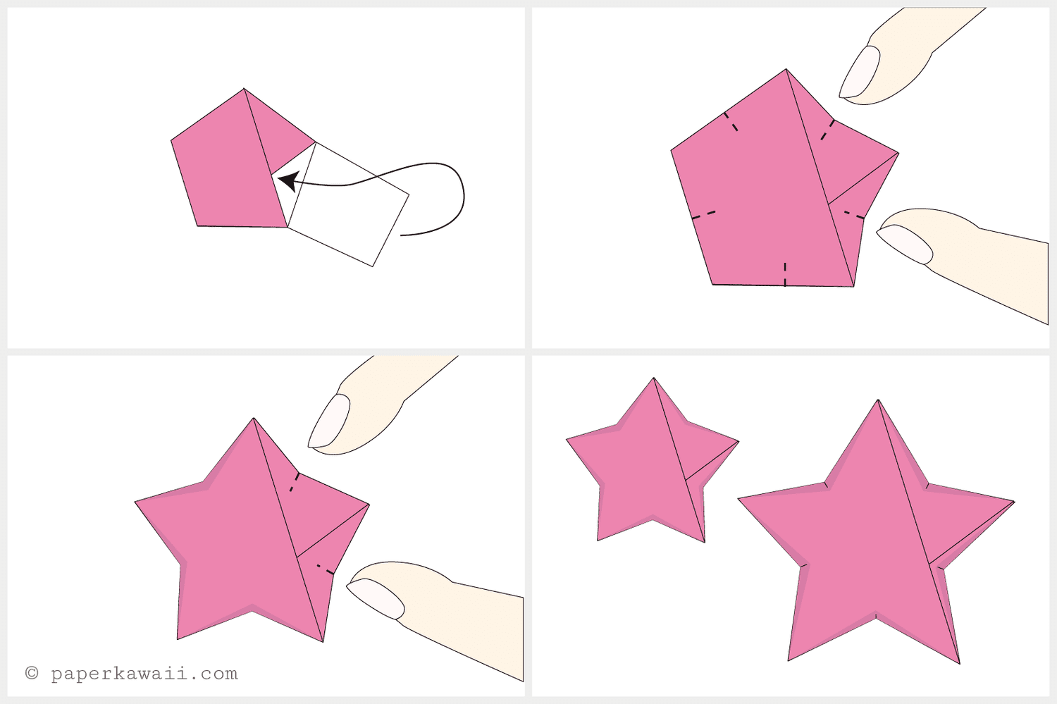 折纸幸运星教程05