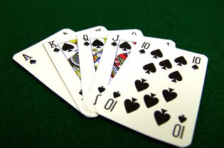Spade playing cards