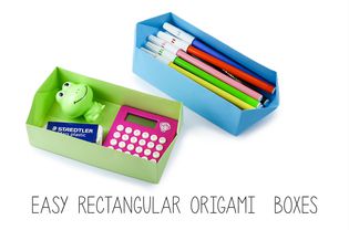 easy rectangular origami box