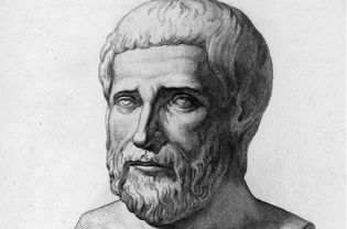 大约公元前540年，毕达哥拉斯(公元前580-500年)。希腊哲学家和数学家。出生于萨摩斯岛，公元前530年在意大利南部的希腊殖民地克罗托纳定居。在那里，毕达哥拉斯主义发展成为一个宗教改革派兄弟会