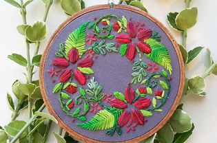 Floral Wreath Pattern for Beginners