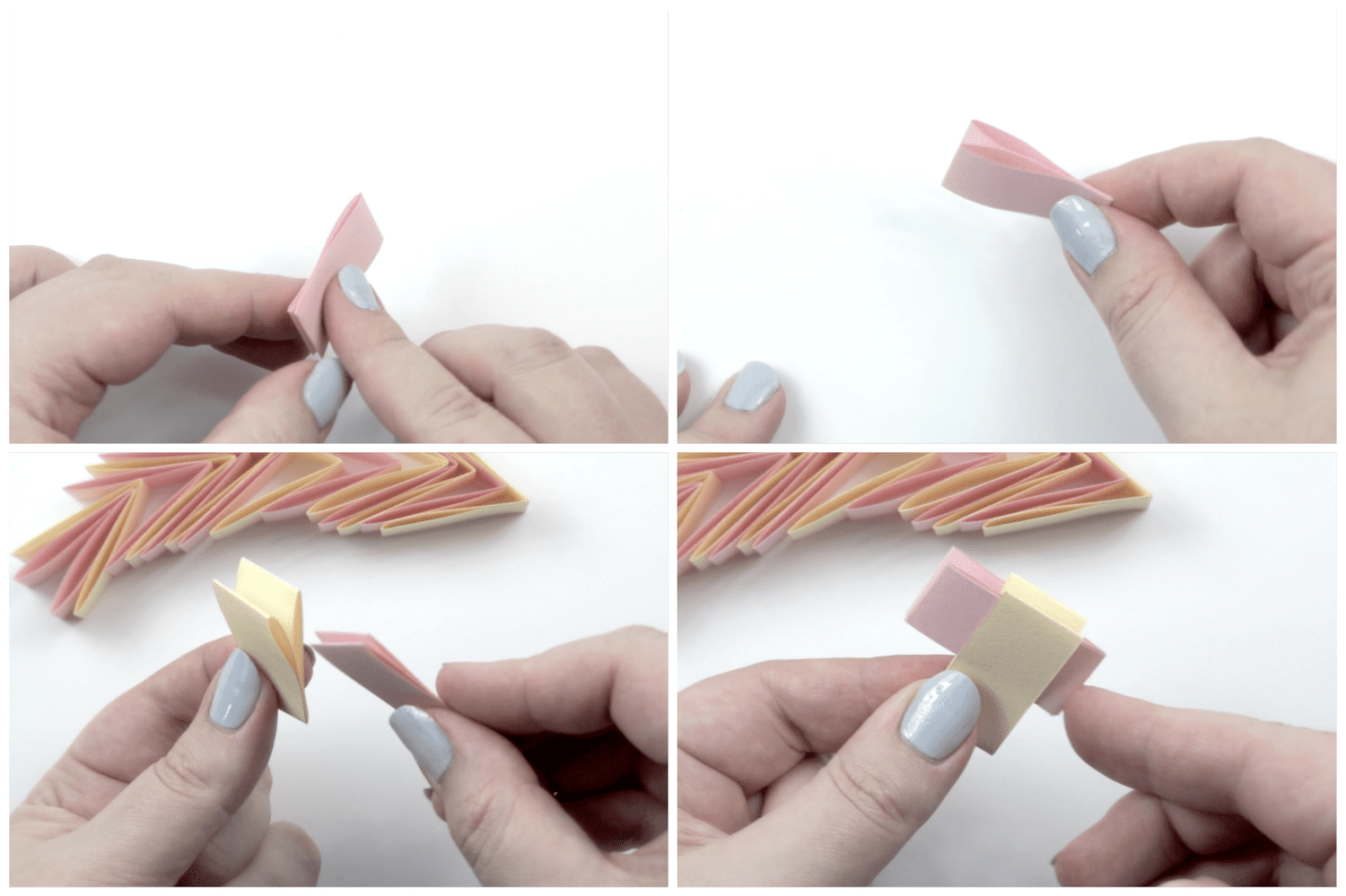 origami bracelet tutorial 02