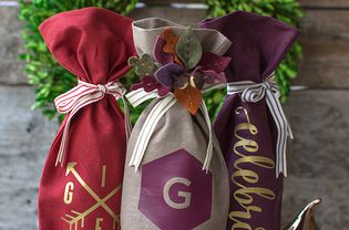 how to make a fabric gift bag
