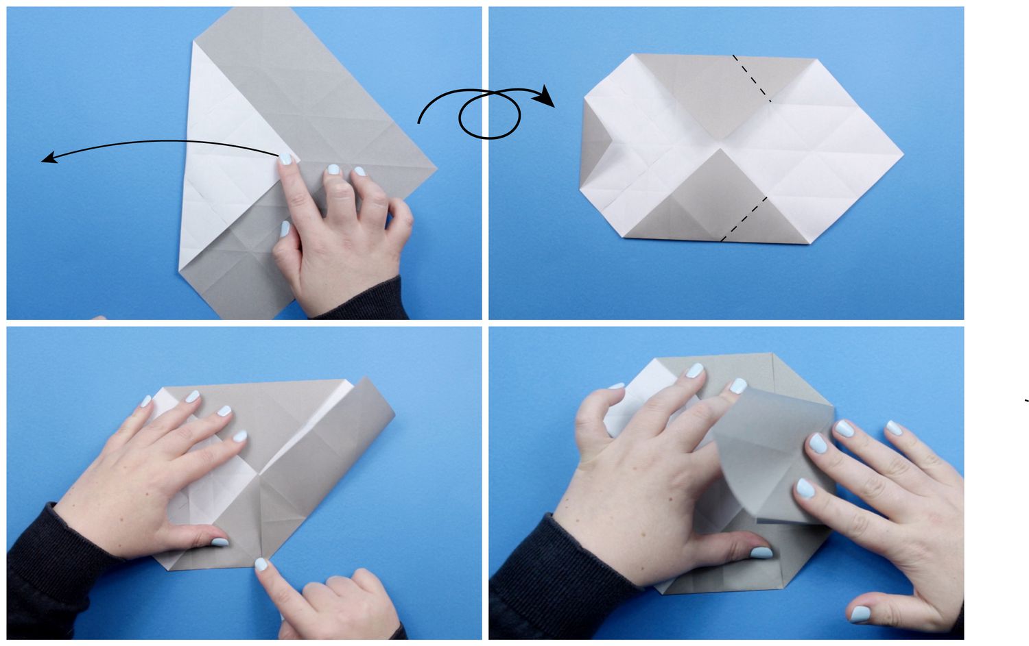 折纸大象教程第四步