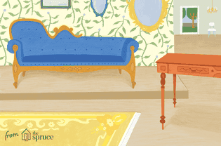 Illustration of antique furniture