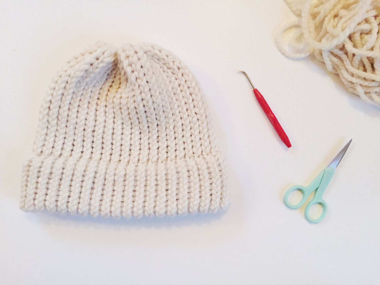 How to Loom Knit a Beanie