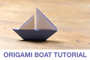 Origami Boat Tutorial