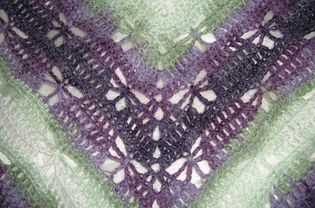 Butterfly Stitch Prayer Shawl pattern