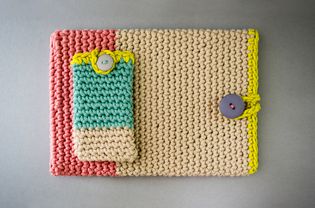 Beautiful Crocheted Mobile Phone and Tablet Sleeves