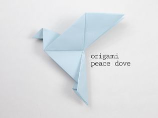 origami peace dove instructions