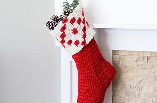 Crochet Christmas Stocking Free Pattern