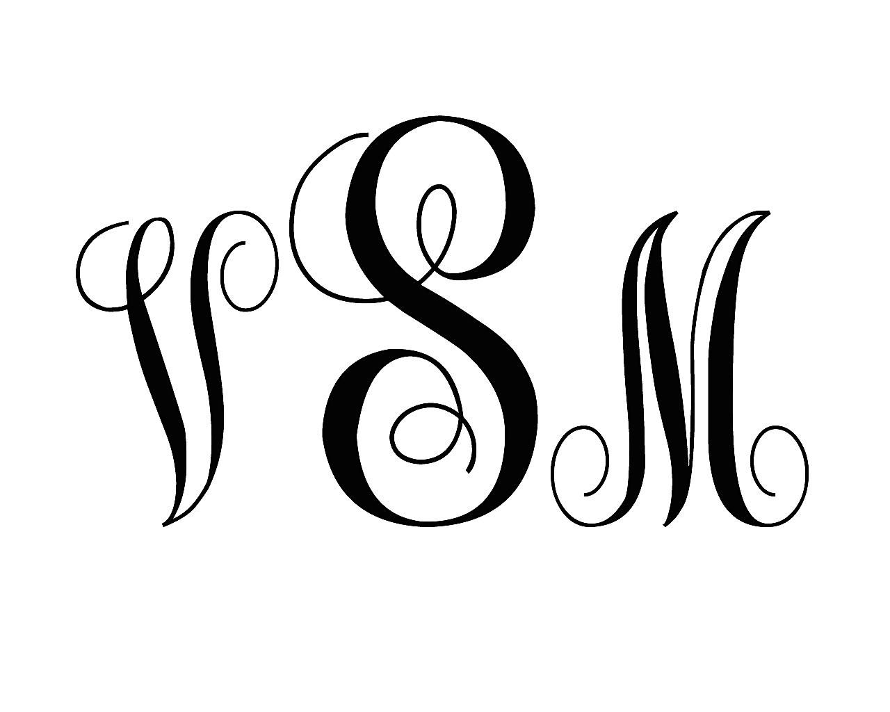 “VSM"字母组合KK字体。