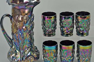狂欢节杯子ss Dugan Iris Tankard & Glass Set