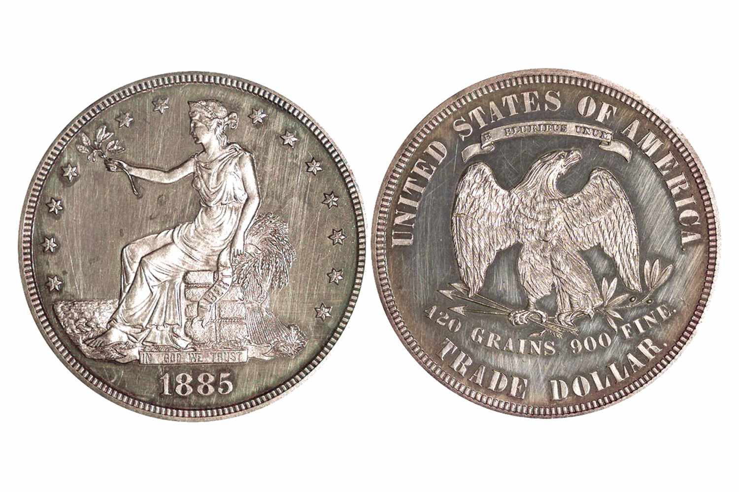 1885年证明贸易美元