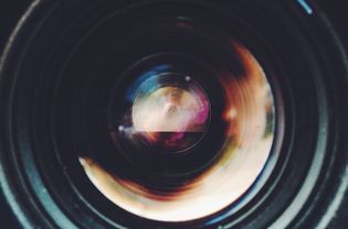 Close-Up Of Camera Lens