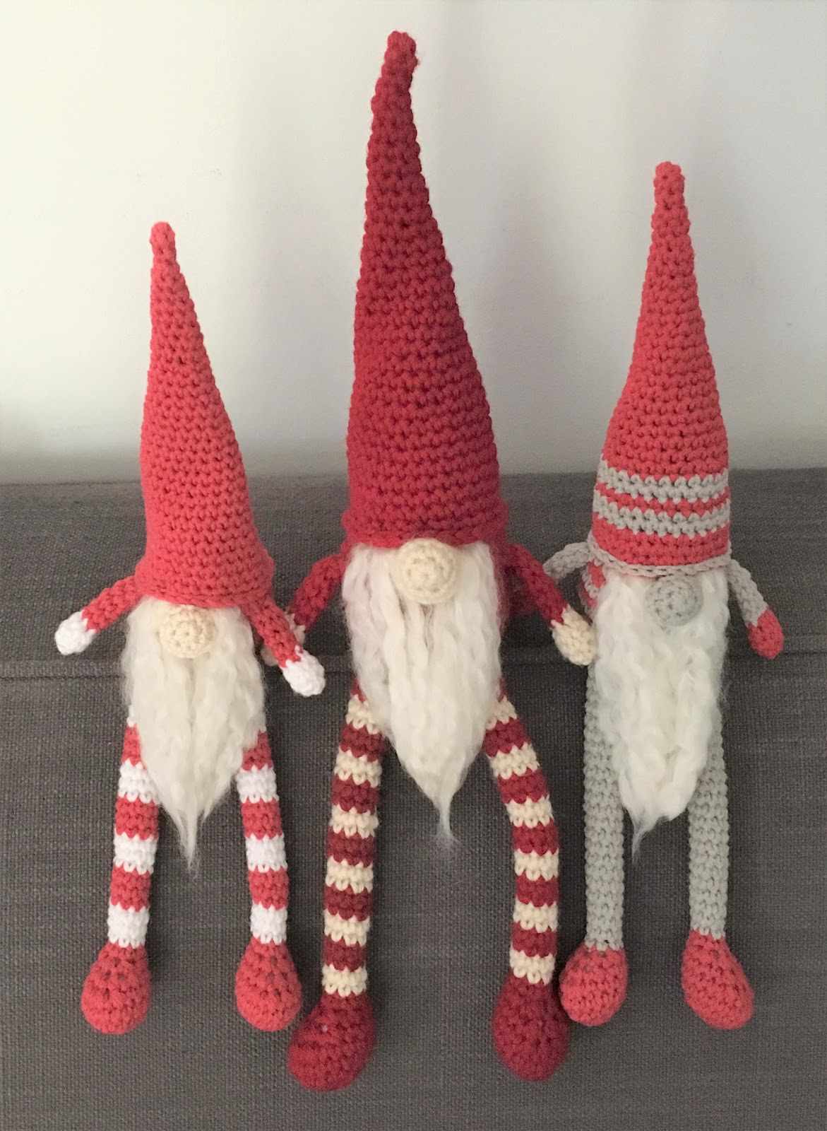 Christmas Crochet Gnomes Free Pattern