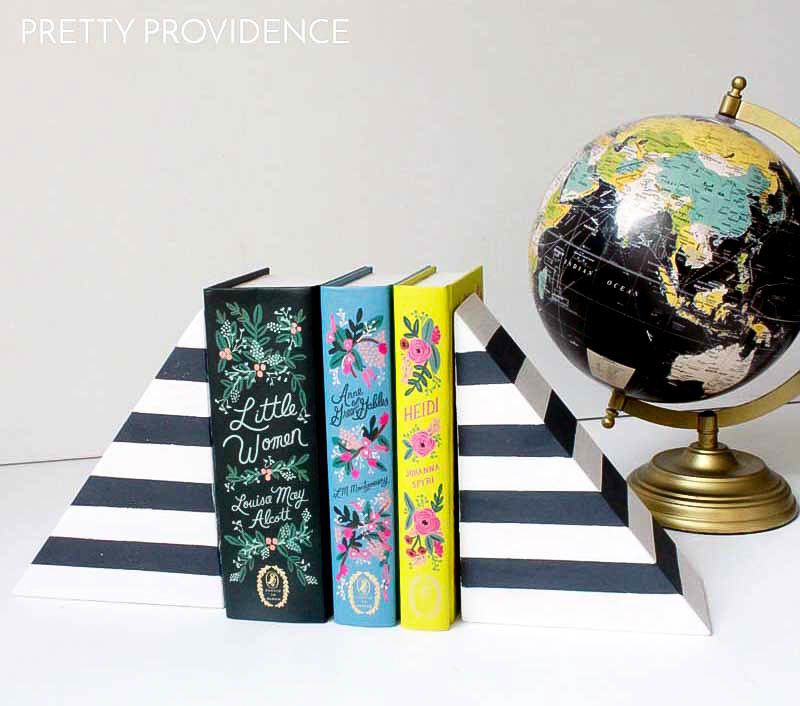 Striped Bookends