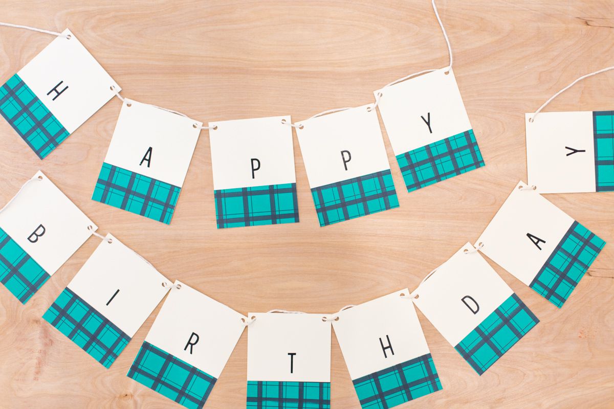 How to make a birthday banner