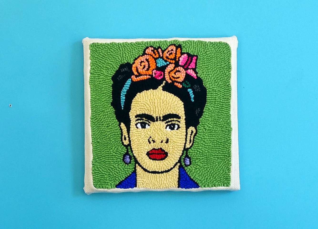 Frida Kahlo Punch Needle Pattern