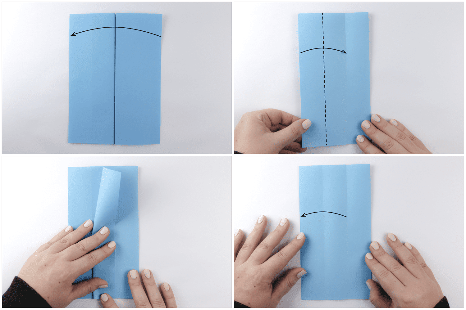 简单的矩形折纸盒子步骤3