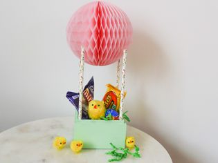 DIY热气球复活节篮子