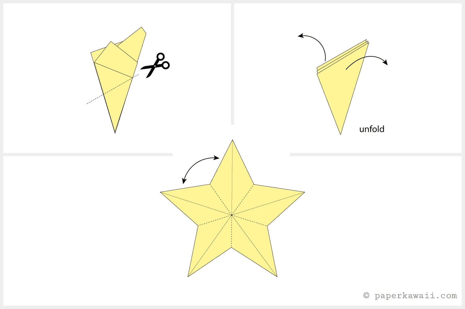 简单的折纸星04