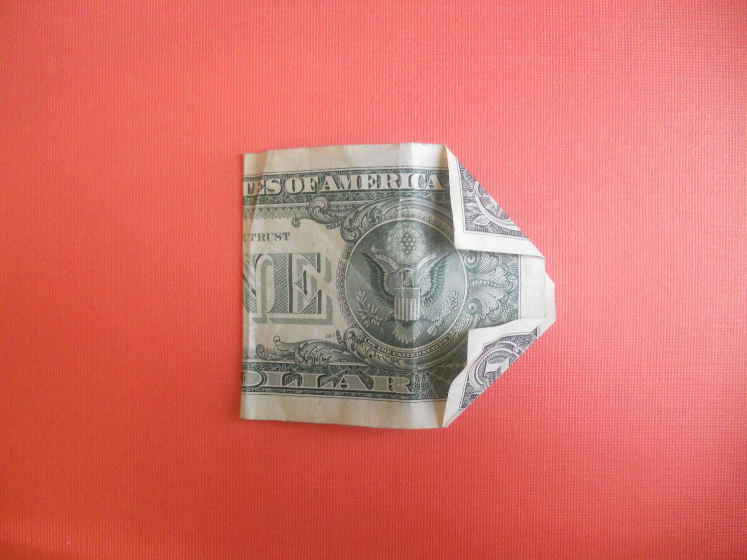 folding your dollar bill