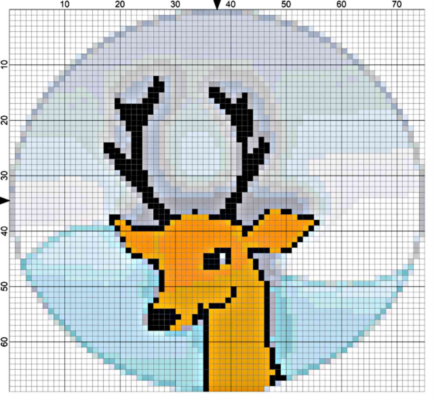 quickpoint reindeer needlepoint project