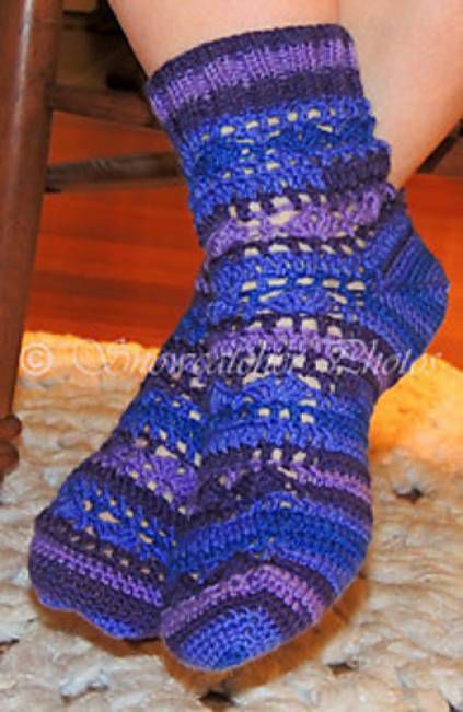 Susie's Socks Free Crochet Pattern