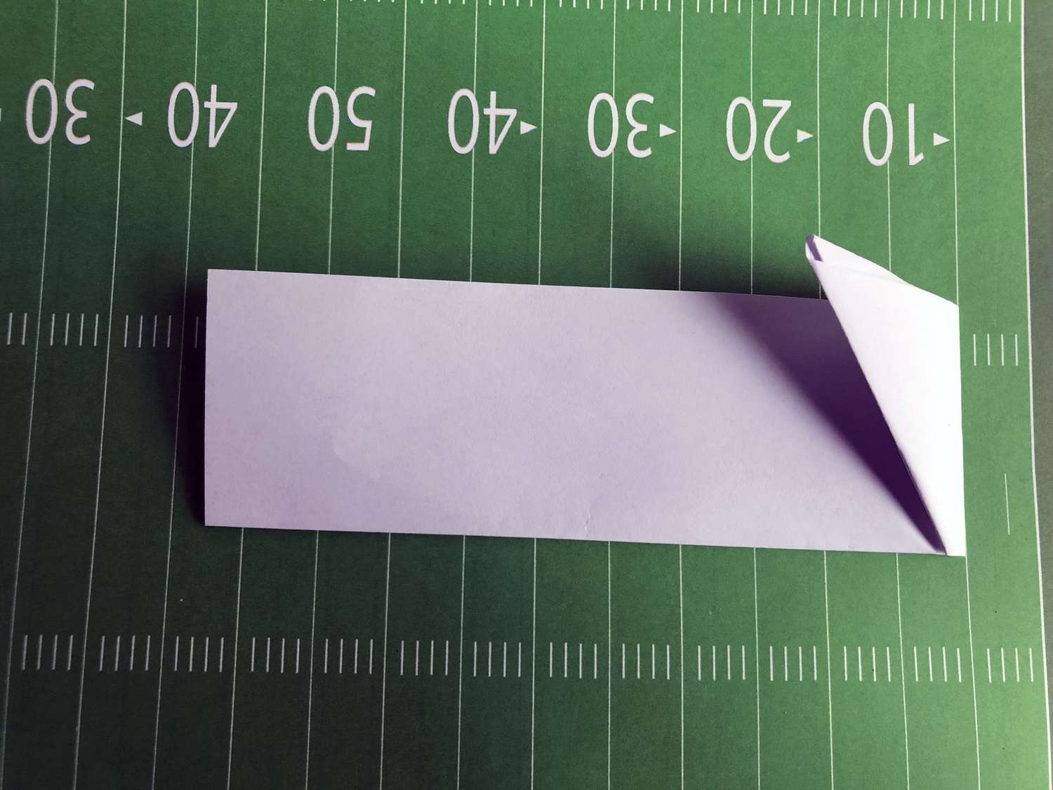 paper football fold 4