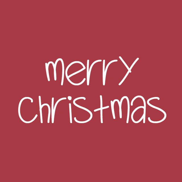 “圣诞快乐”，字体是“亲爱的圣诞老人”。