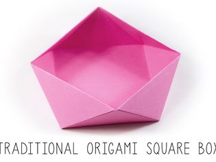 TraditionalOrigami Square Bowl