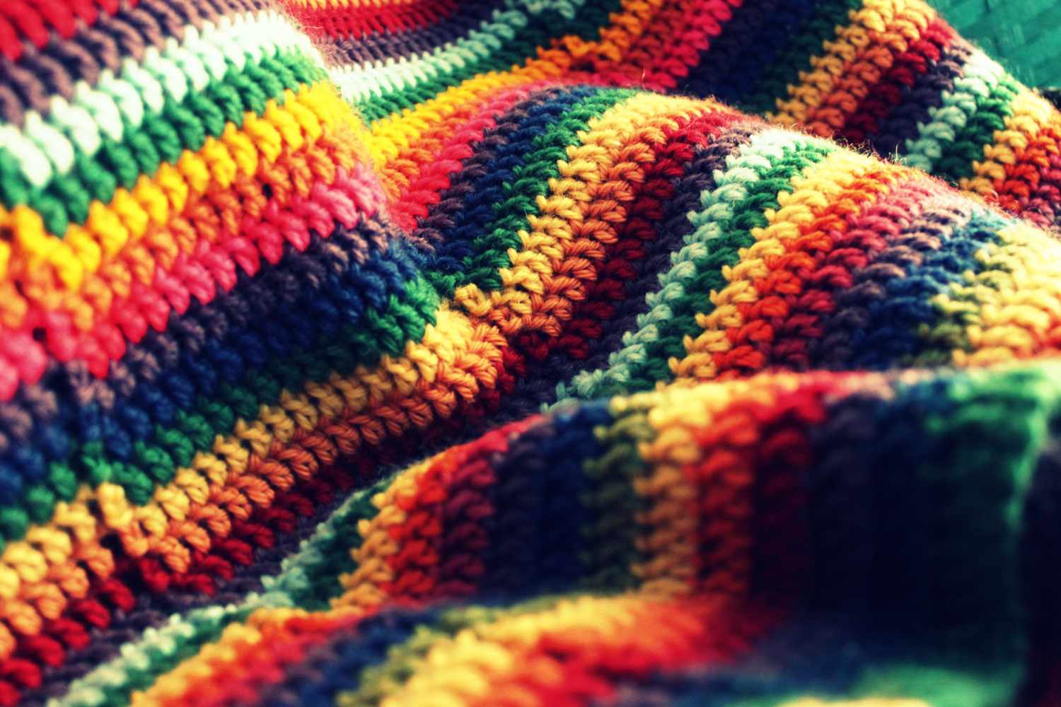 钩针编织毯子地形